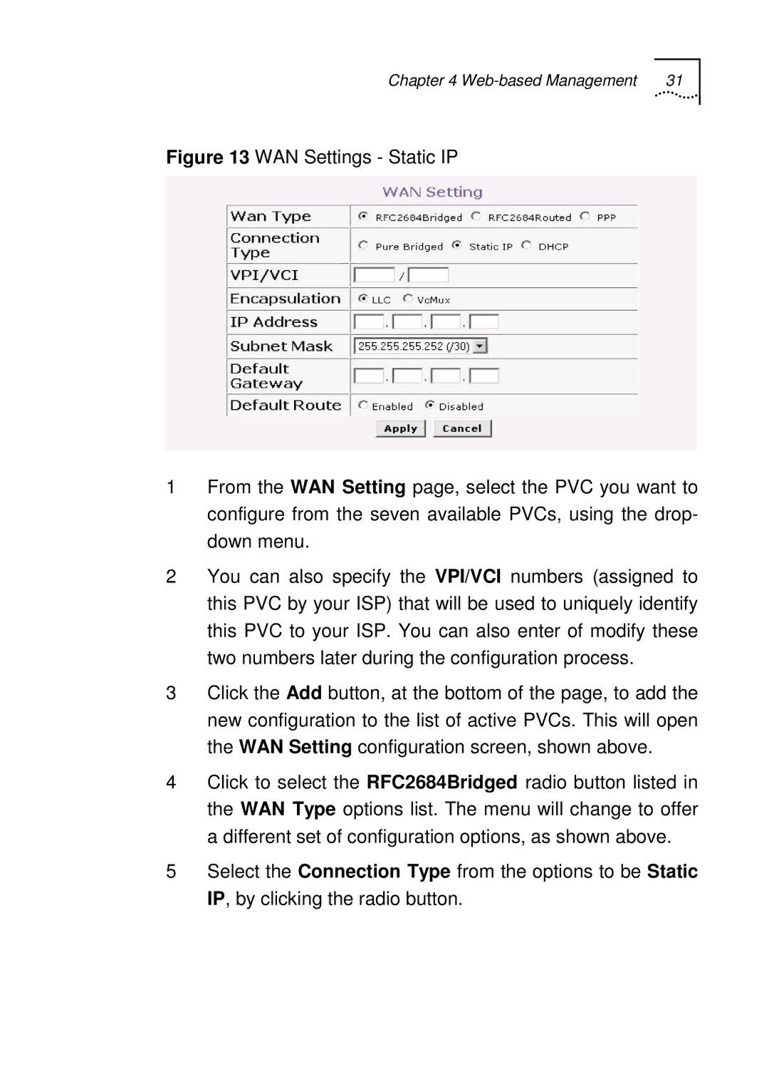 UTStarcom UT-300R2 manual Web-based Management 