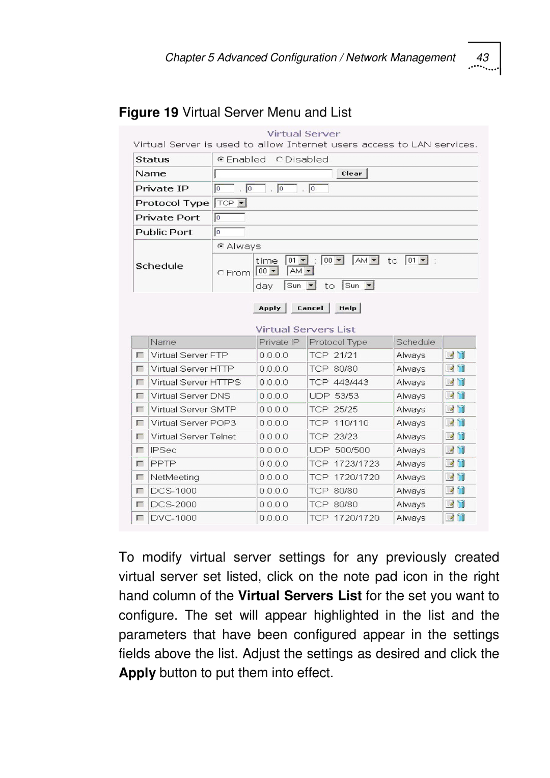 UTStarcom UT-300R2 manual Advanced Configuration / Network Management 