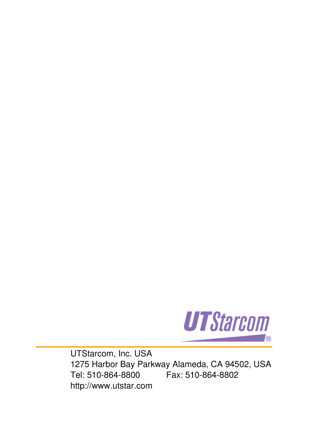 UTStarcom UT-300R2 manual 