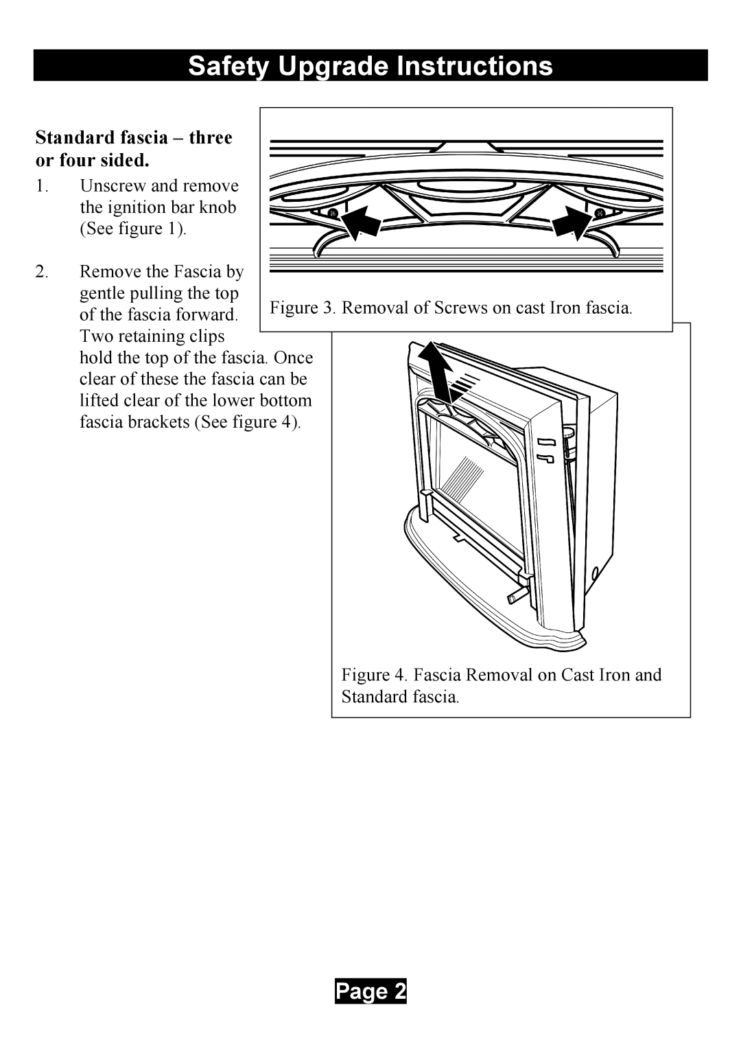 Valor Auto Companion Inc 837 AN, 837 AP manual Safety Upgrade Instructions 