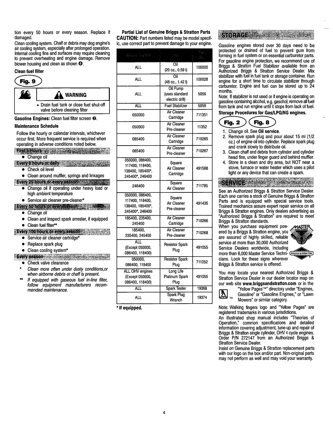 Vanguard 45198 manual 