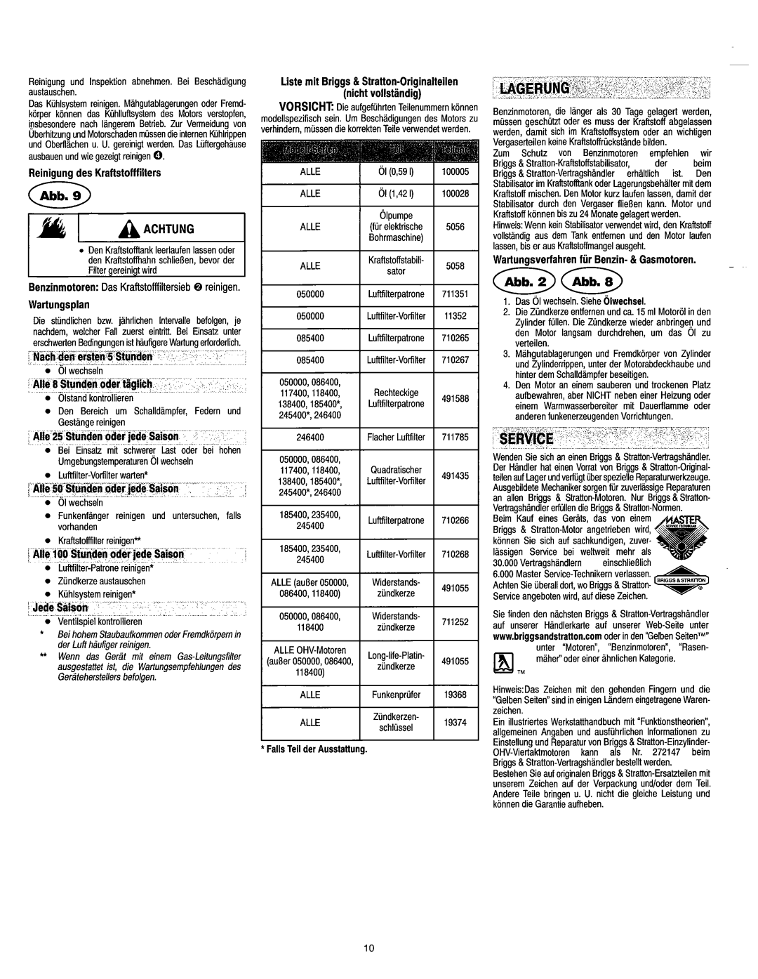 Vanguard 45198 manual 