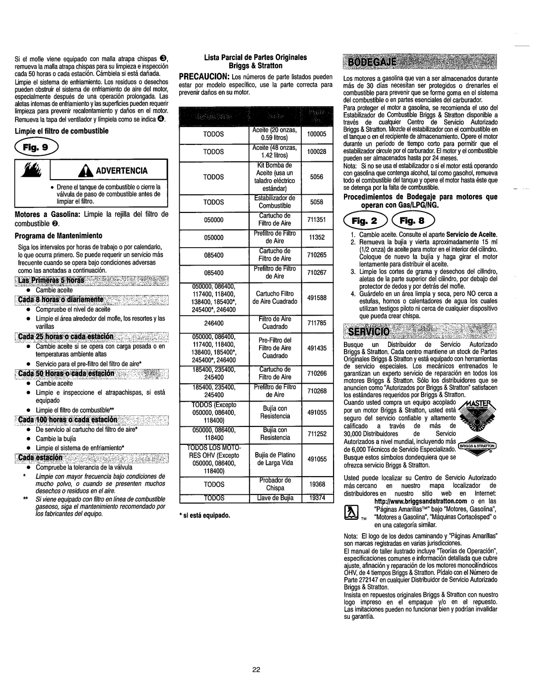 Vanguard 45198 manual 