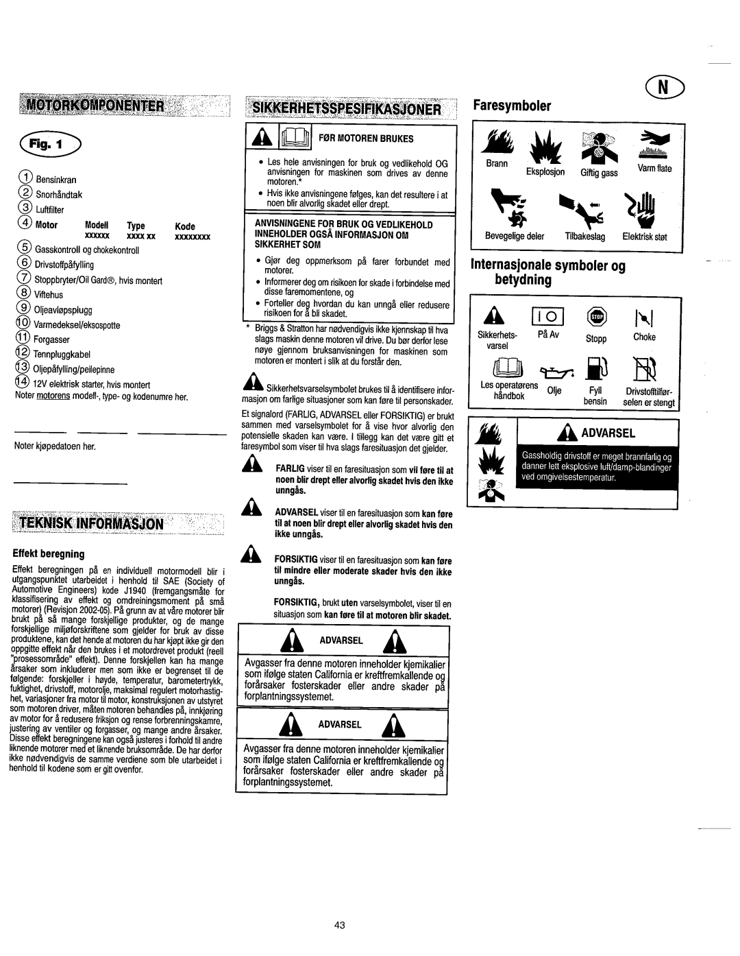 Vanguard 45198 manual 