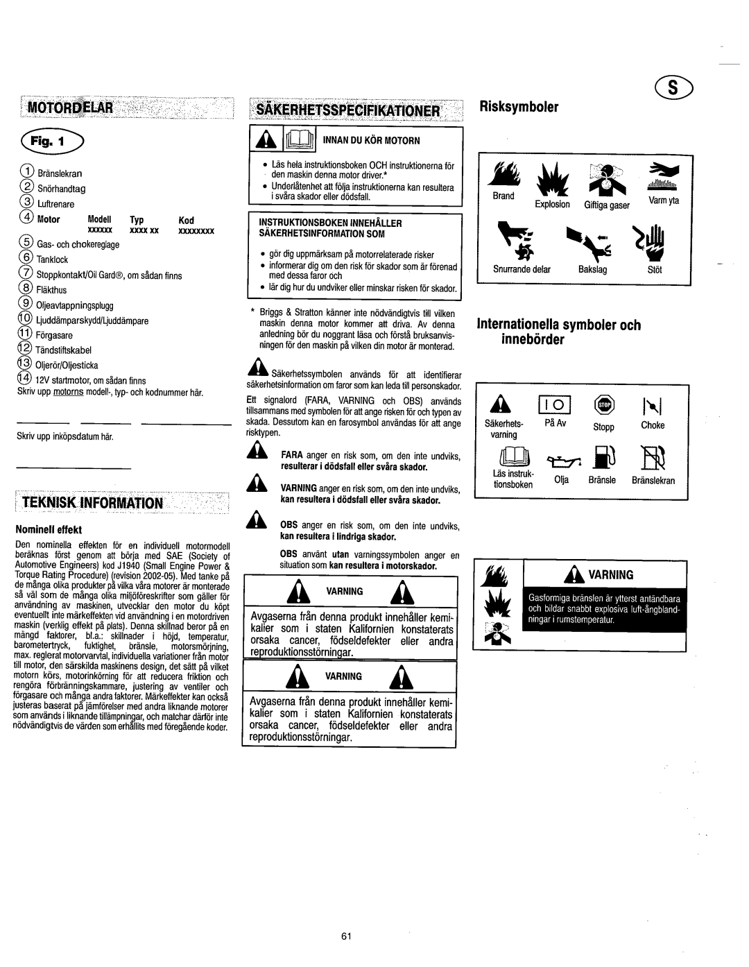 Vanguard 45198 manual 