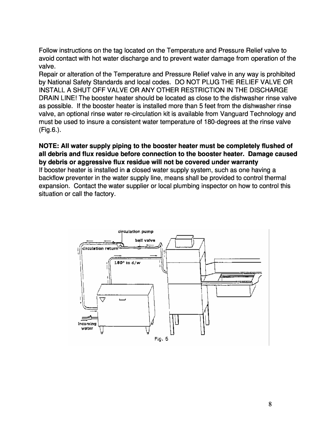 Vanguard Heating PM200, PM400 operation manual 