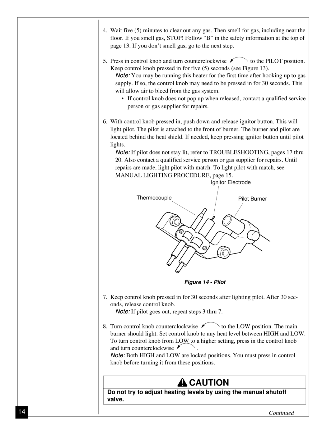 Vanguard Heating VGN30 installation manual Turn counterclockwise 