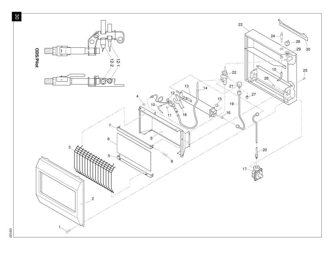 Vanguard Heating VP2000BB, VGP30B installation manual 12-2 12-1 