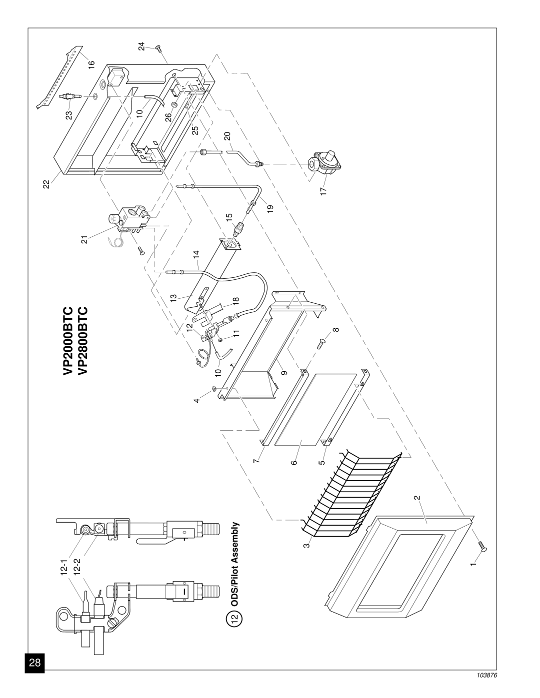 Vanguard Heating installation manual VP2000BTC VP2800BTC 