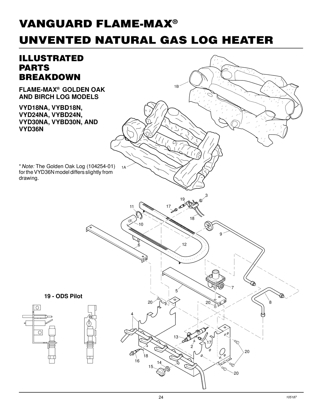 Vanguard Managed Solutions FLAME-MAX installation manual ODS Pilot 