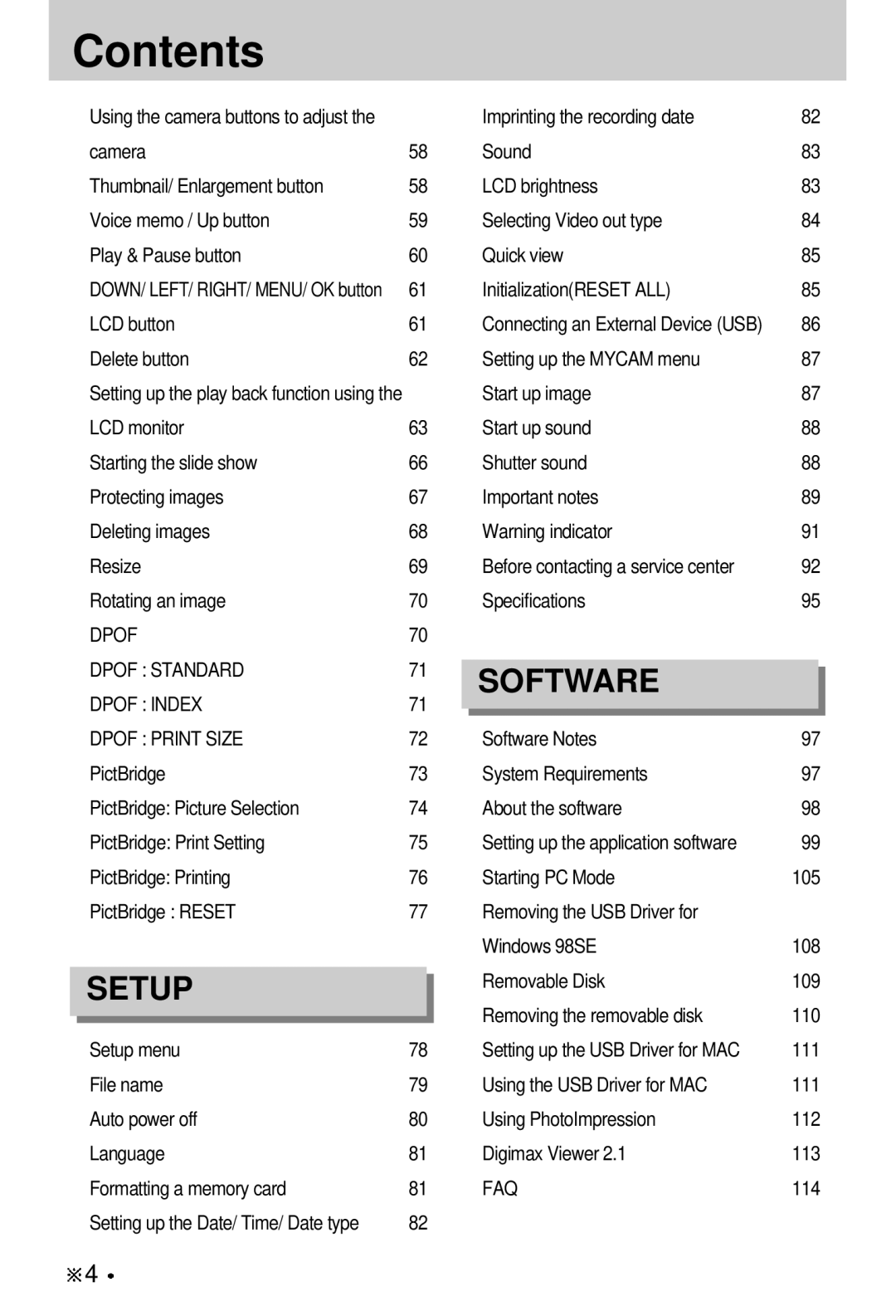 Vanson V-6000 manual Dpof Dpof Standard, Dpof Index Dpof Print Size, Faq 