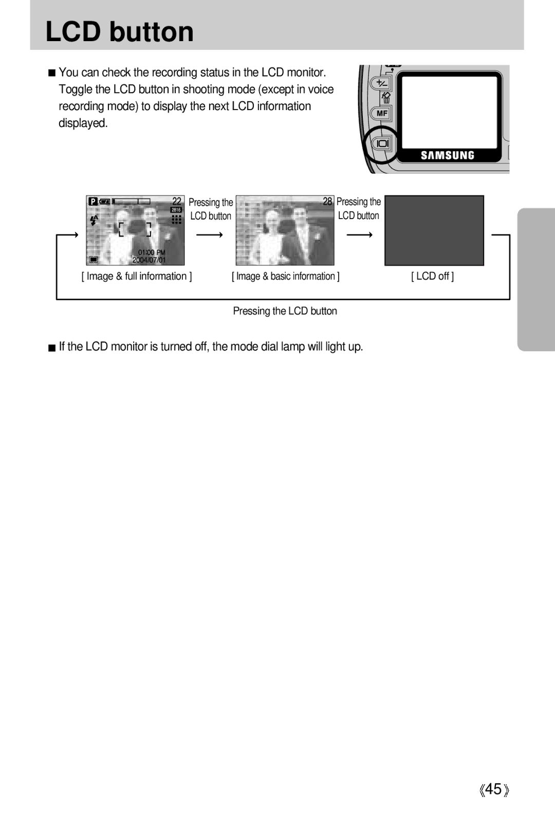 Vanson V-6000 manual LCD button 