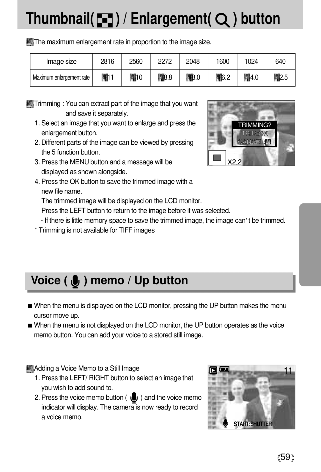 Vanson V-6000 manual 2272 2048 1600 1024 640, Voice memo 