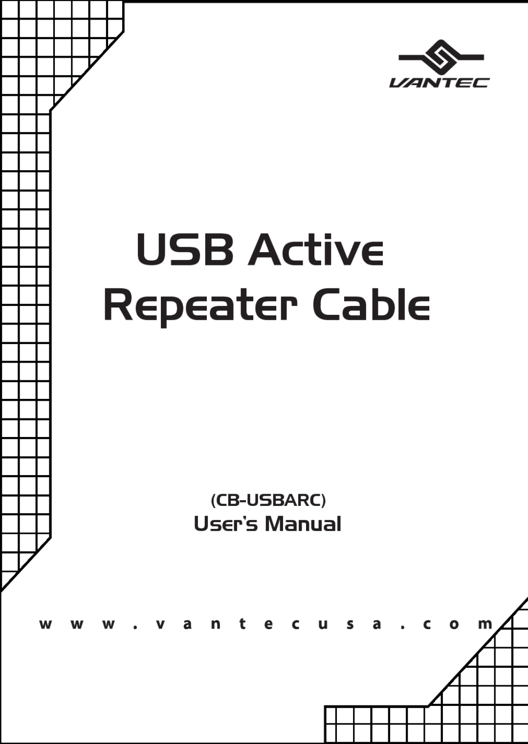 Vantec CB-USBARC user manual USB Active Repeater Cable, User’s Manual 