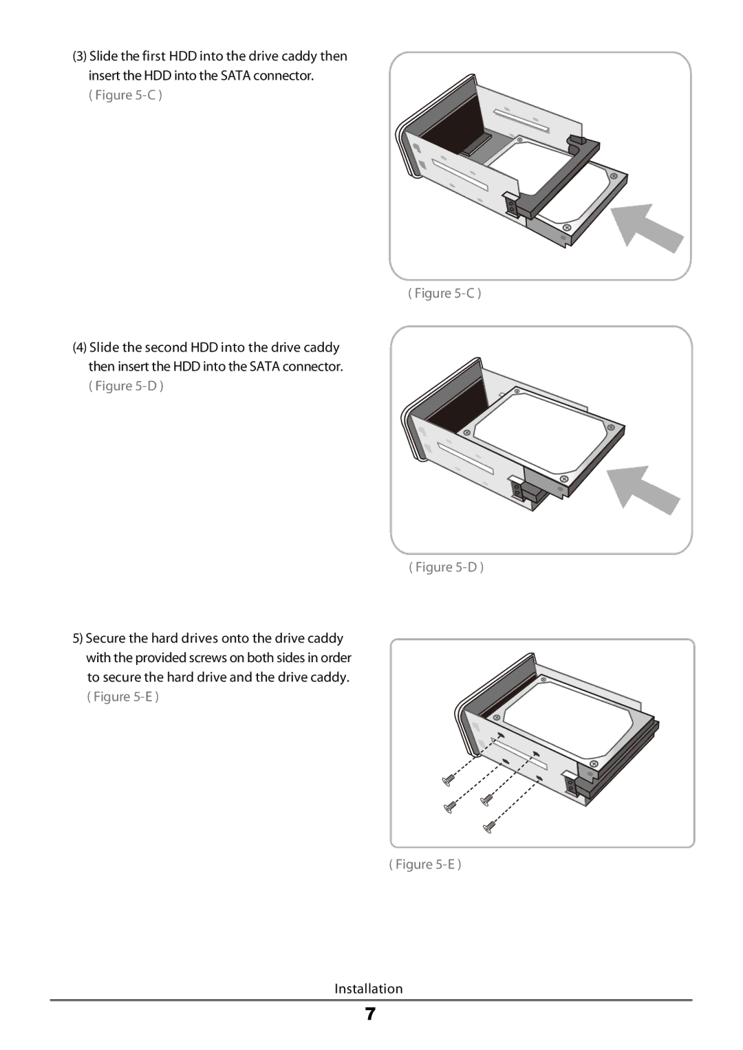 Vantec NexStar MX manual Installation 