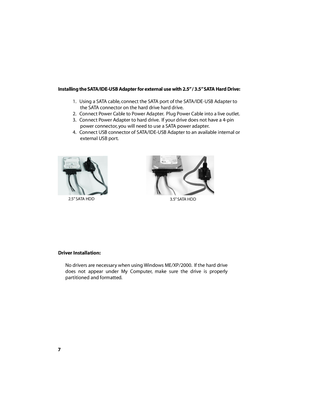 Vantec None manual Driver Installation 