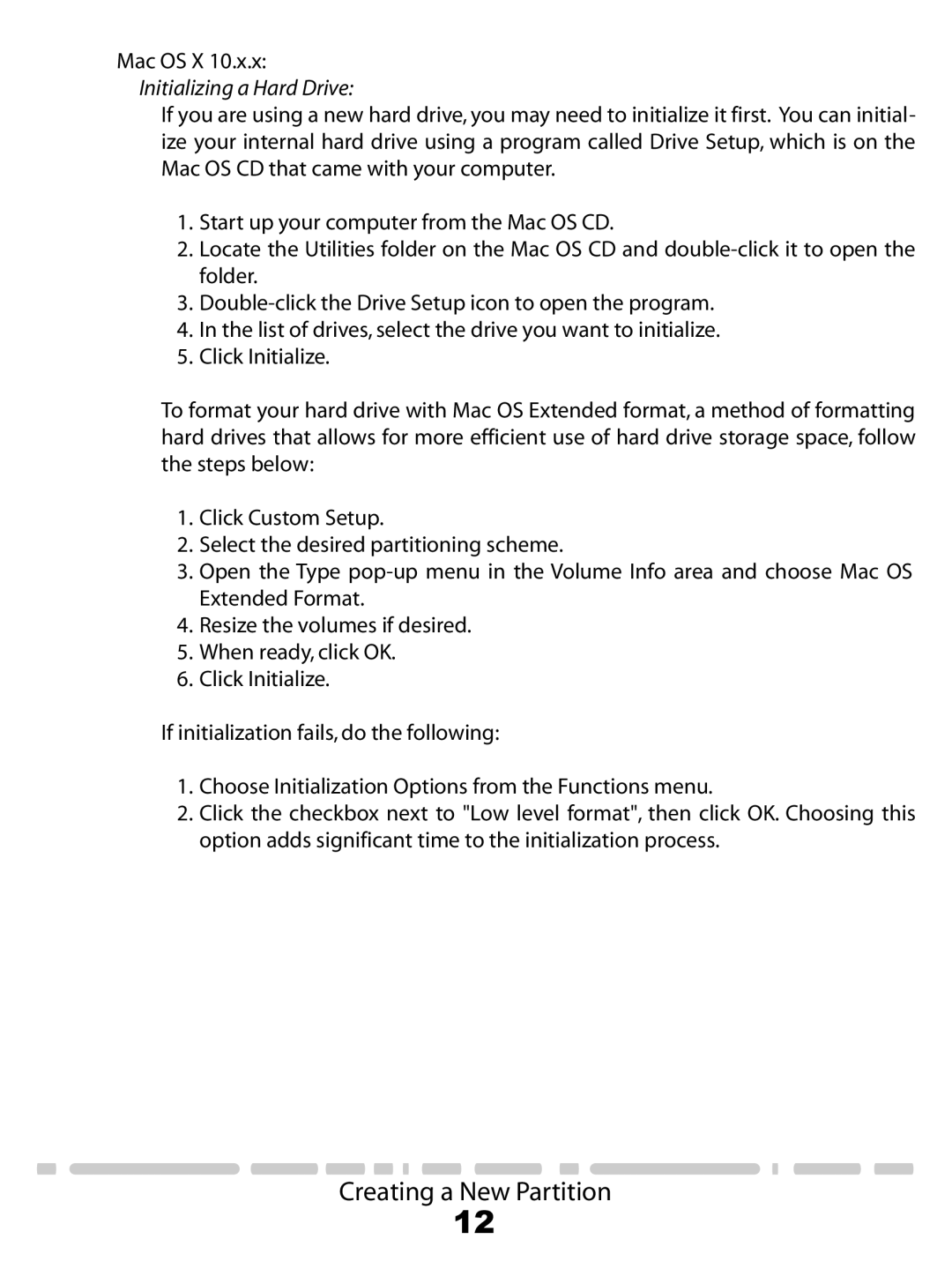 Vantec NST-260U2-RD user manual Initializing a Hard Drive 