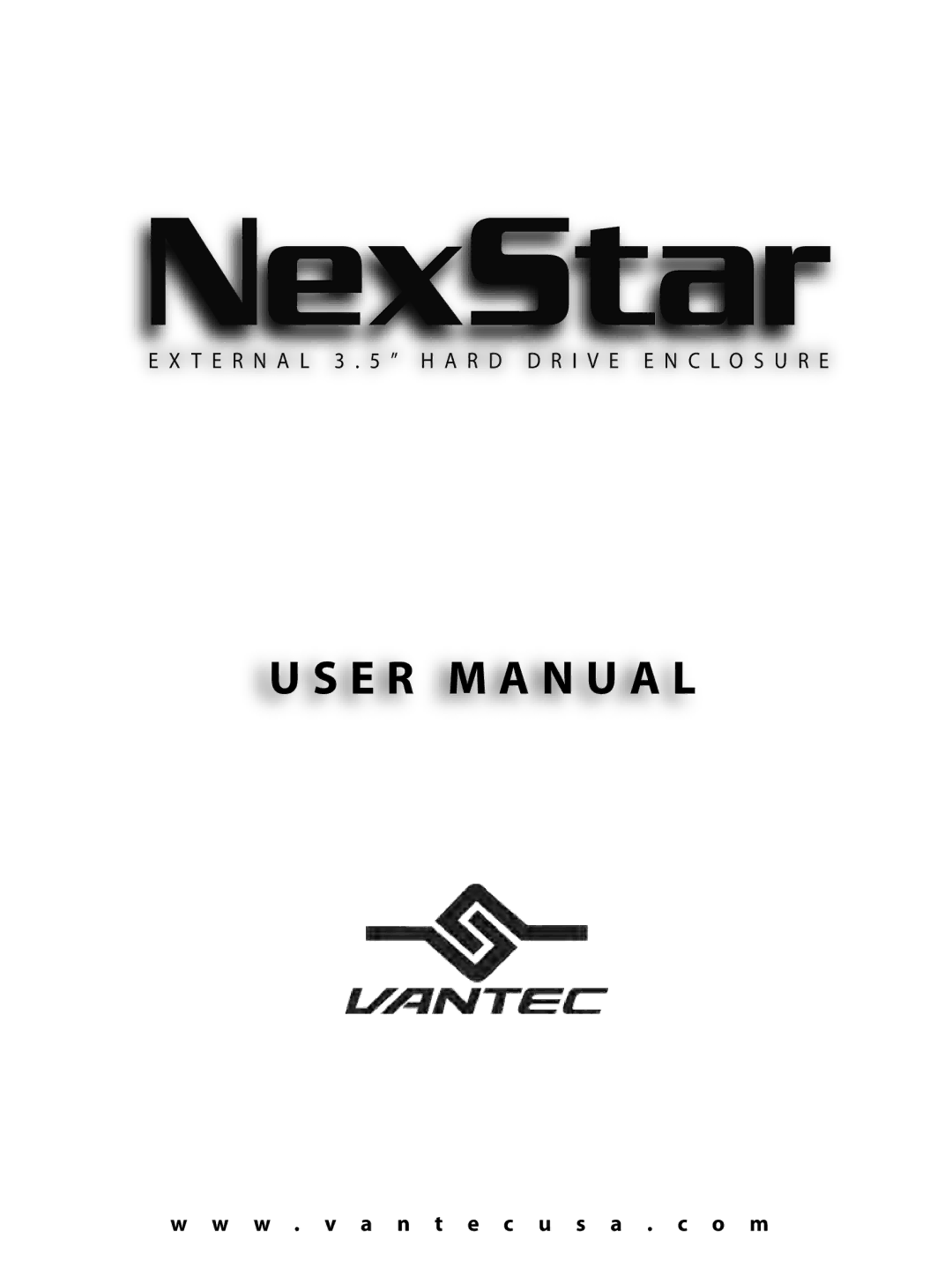 Vantec NST-350U2, NST-350UF user manual E R M a N U a L 