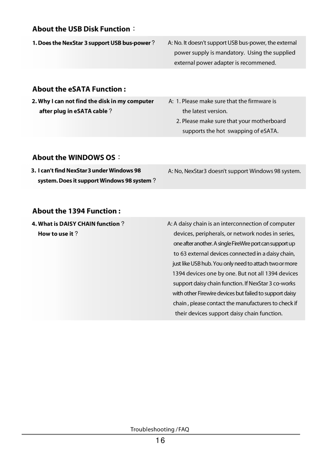 Vantec NST-360FBSU-BK What is Daisy Chain function ? How to use it ?, Please make sure that the firmware is Latest version 