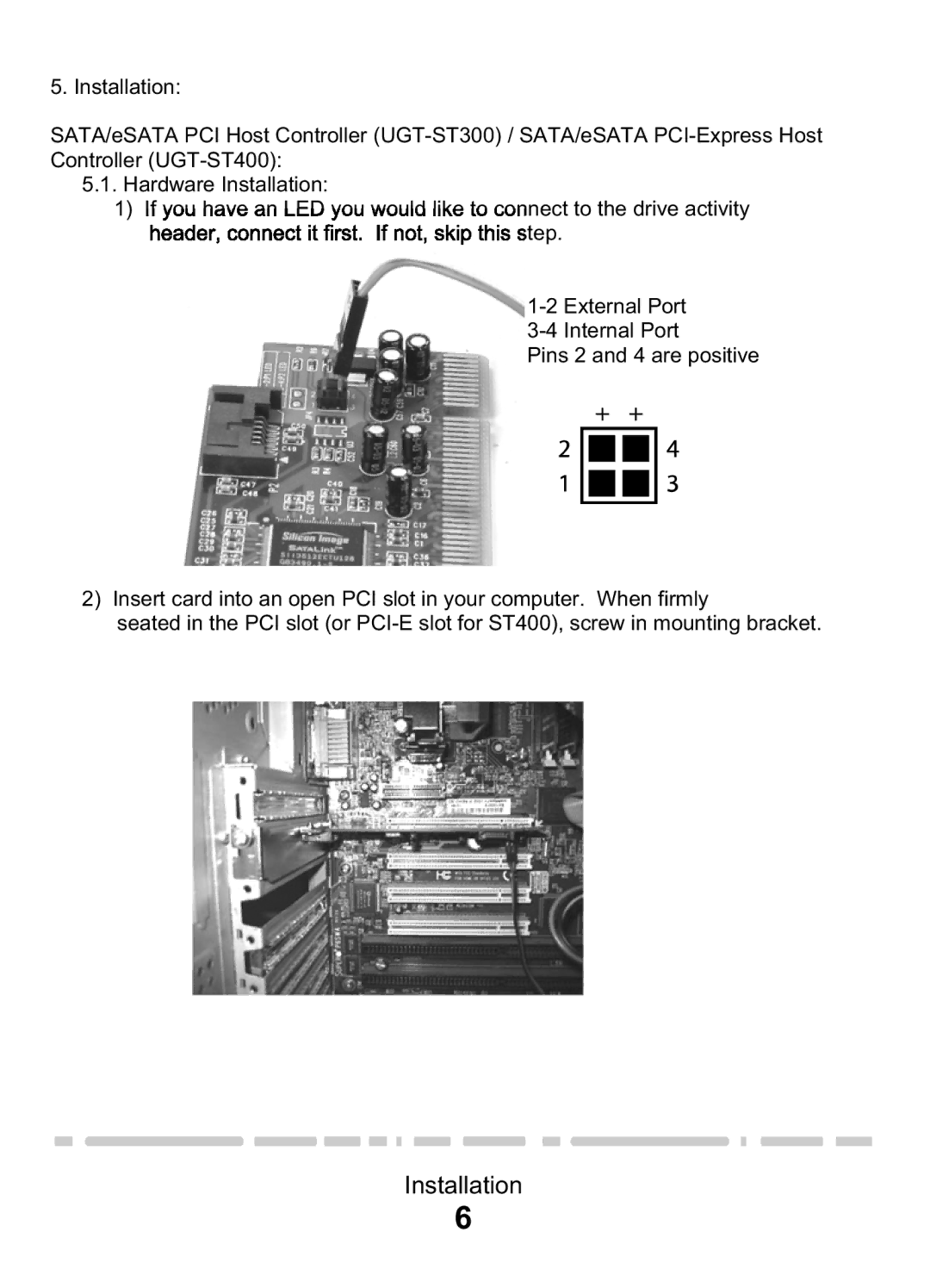 Vantec PCI & PCI-E Card & CardBus manual Installation 