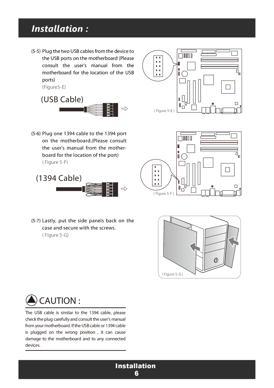 Vantec UGT-CR955-BK user manual USB Cable 