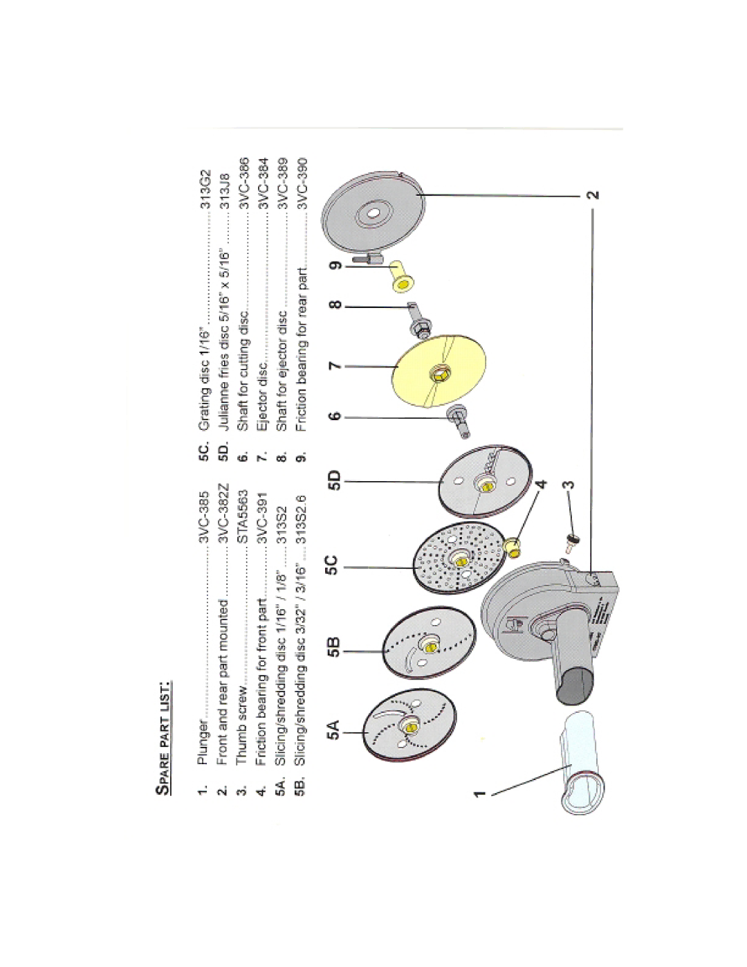 Varimixer 313 manual 