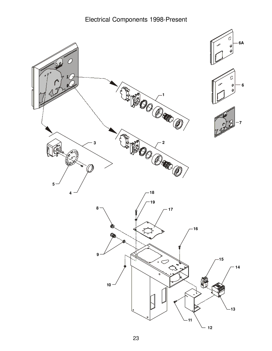 Varimixer J, F manual Electrical Components 1998-Present 