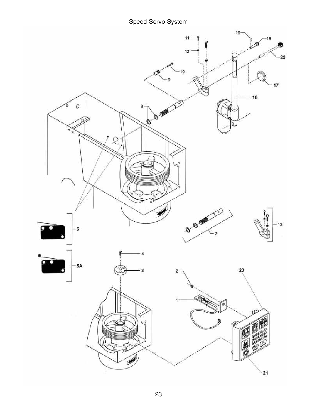 Varimixer W100, MK IV, 40, W80, 60 manual Speed Servo System 