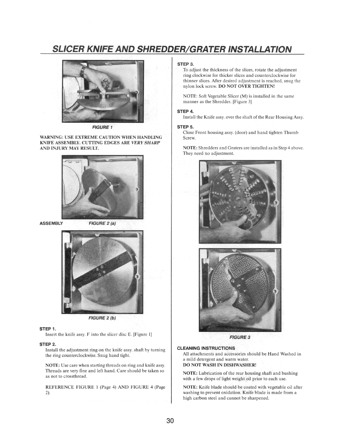 Varimixer W30(A), W60P, W40P, W40(A), W60(A) operation manual 