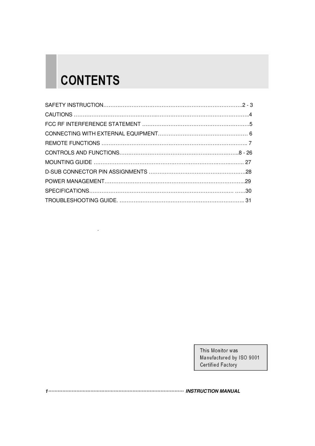 Vax 17RTC manual Connecting with External EQUIPMENT…………………………………………… 