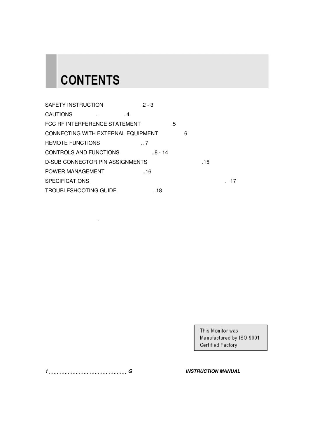 Vax 20RTC instruction manual Connecting with External EQUIPMENT…………………………………………… 