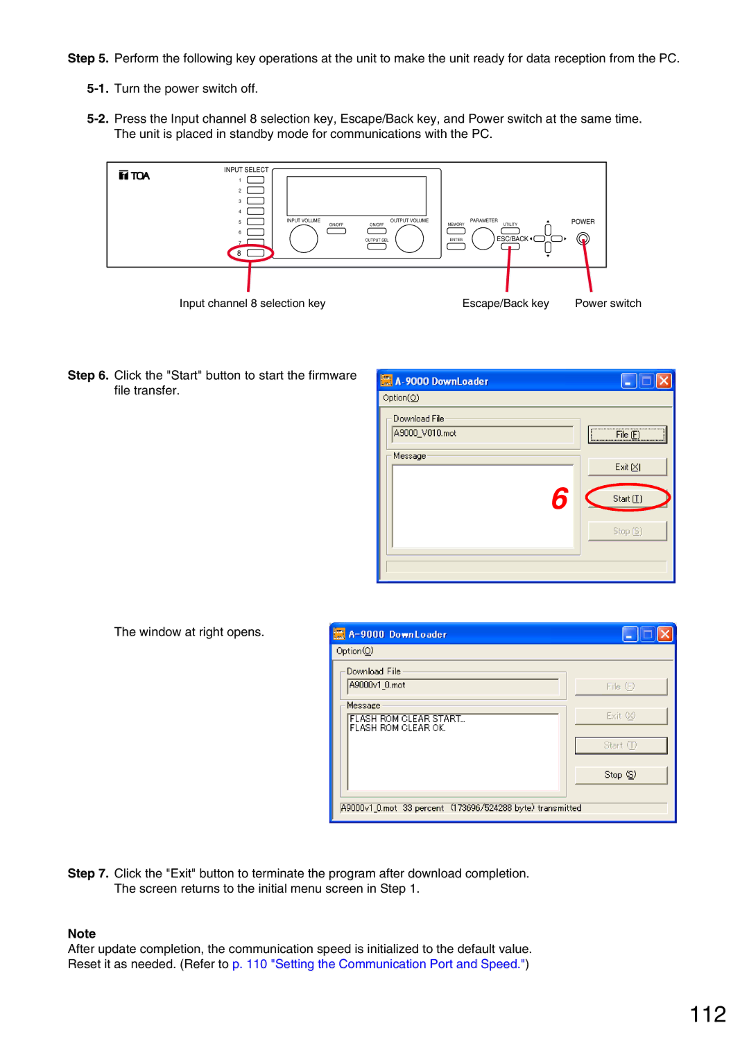 Vax M-9000 operating instructions 112 