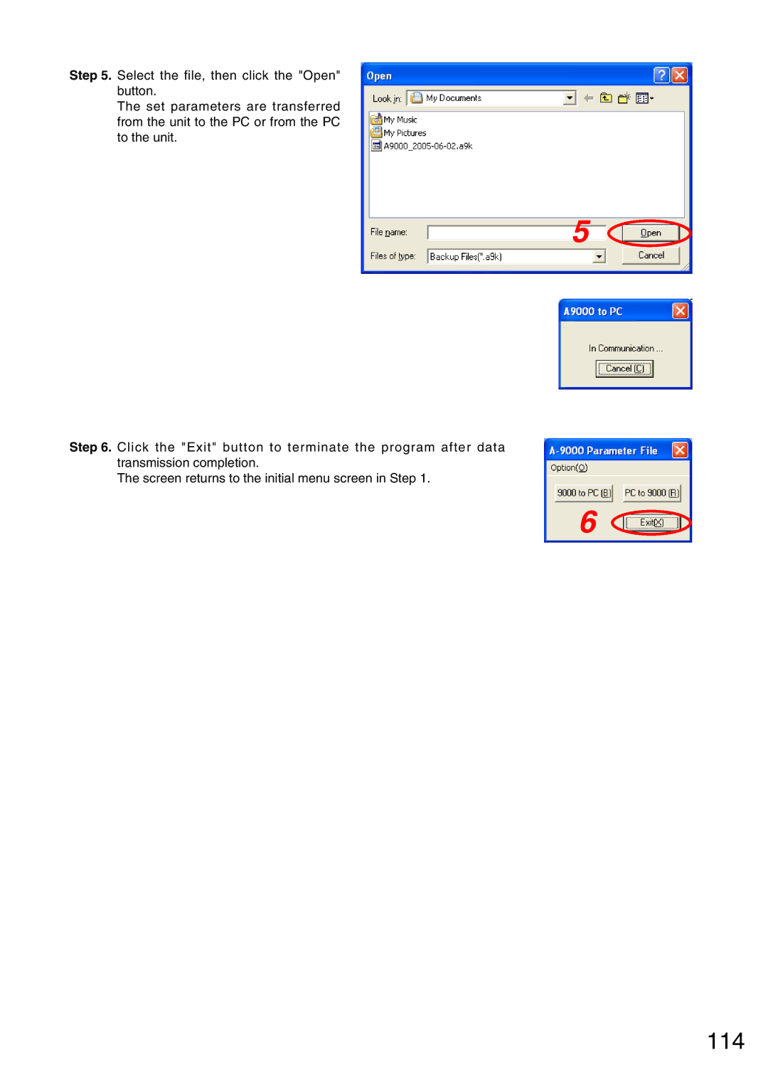 Vax M-9000 operating instructions 114 