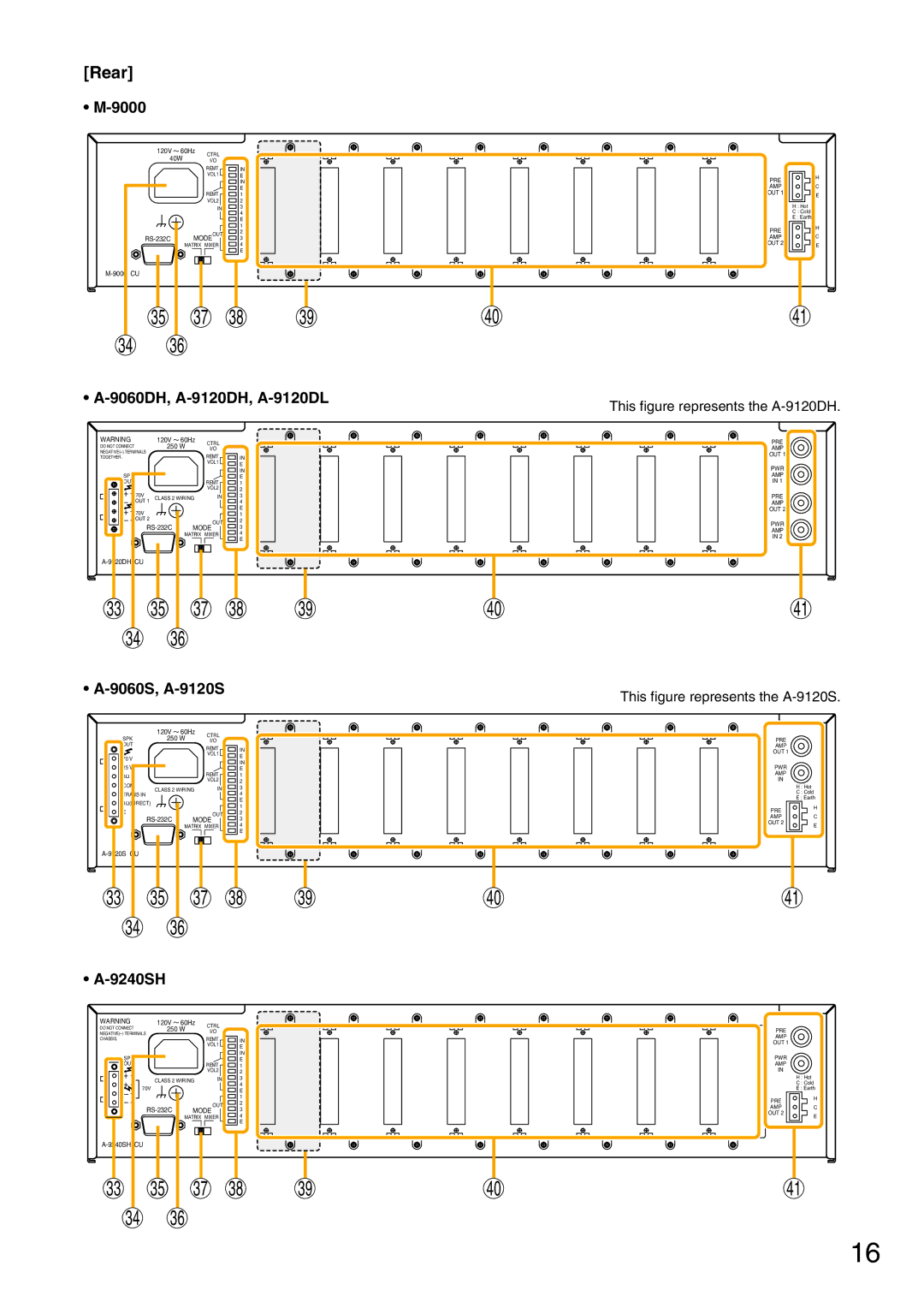 Vax M-9000 operating instructions 9060DH, A-9120DH, A-9120DL, 9060S, A-9120S, 9240SH 