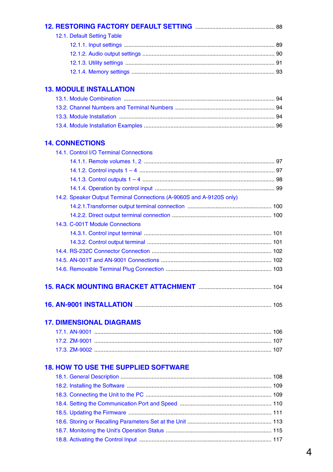 Vax M-9000 operating instructions Dimensional Diagrams 