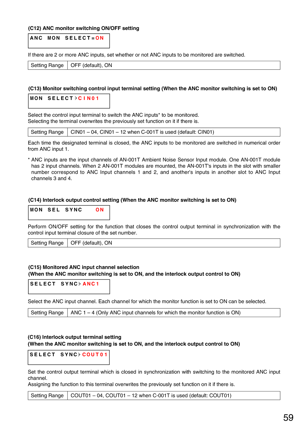 Vax M-9000 operating instructions N S E L S Y N C O N 