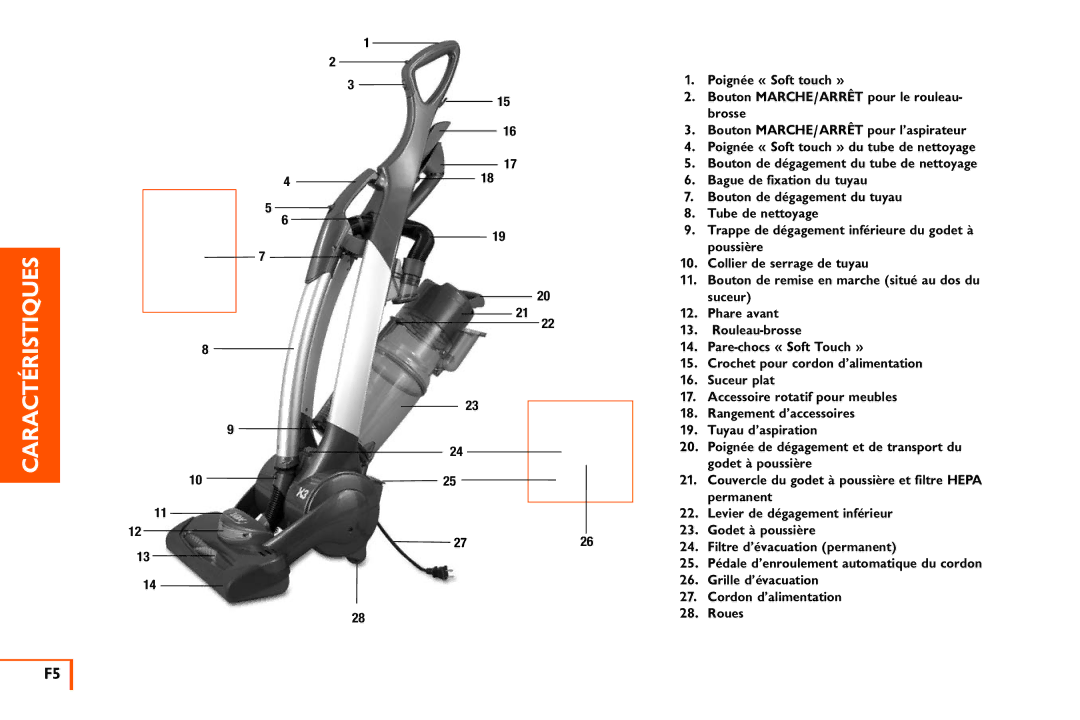 Vax X3 owner manual Caractéristiques 