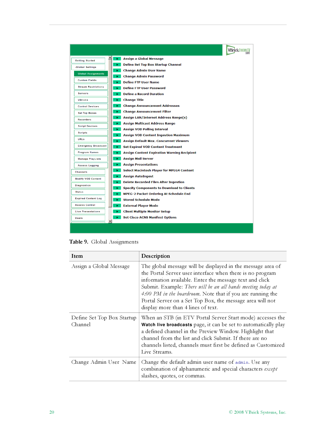 VBrick Systems ETV v4.2.1 manual Submit. Example There will be an all hands meeting today at 