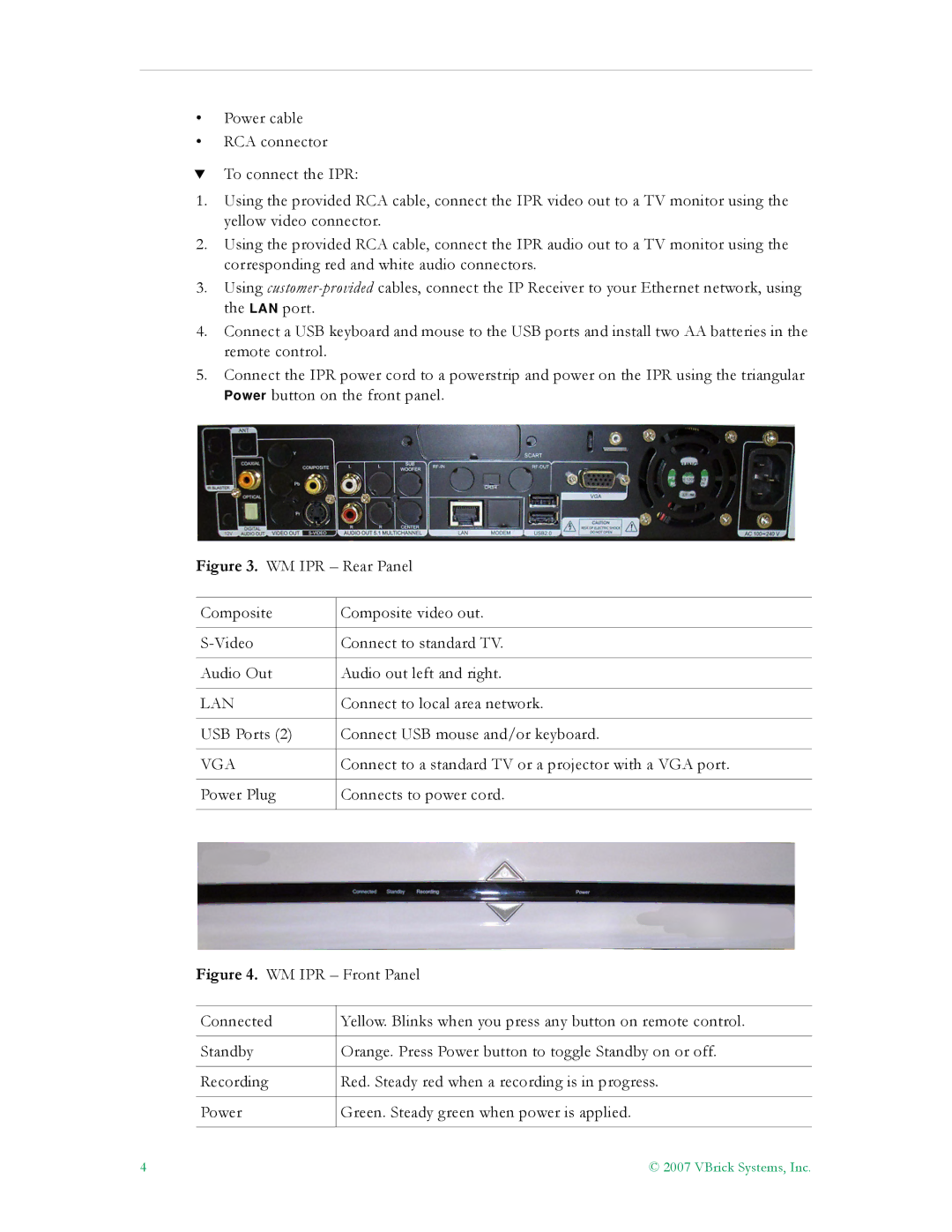 VBrick Systems v4.1 manual Lan 