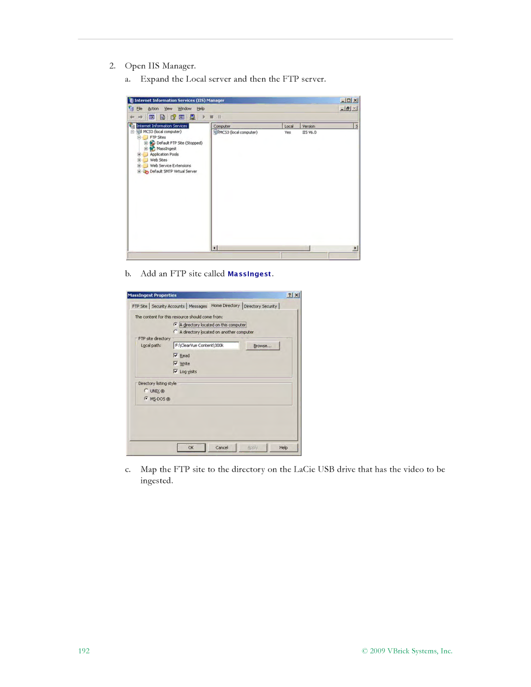 VBrick Systems V4.4.3 manual 192 