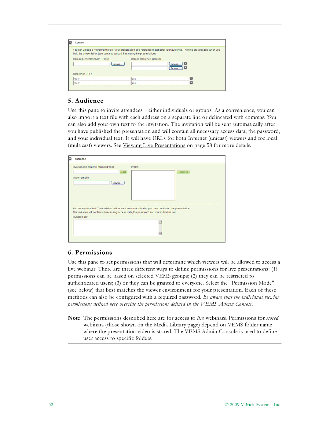 VBrick Systems V5.0 manual Audience 