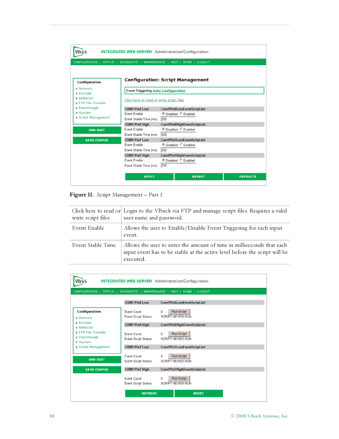 VBrick Systems VB4000, VB6000, VB5000 manual VBrick Systems, Inc 