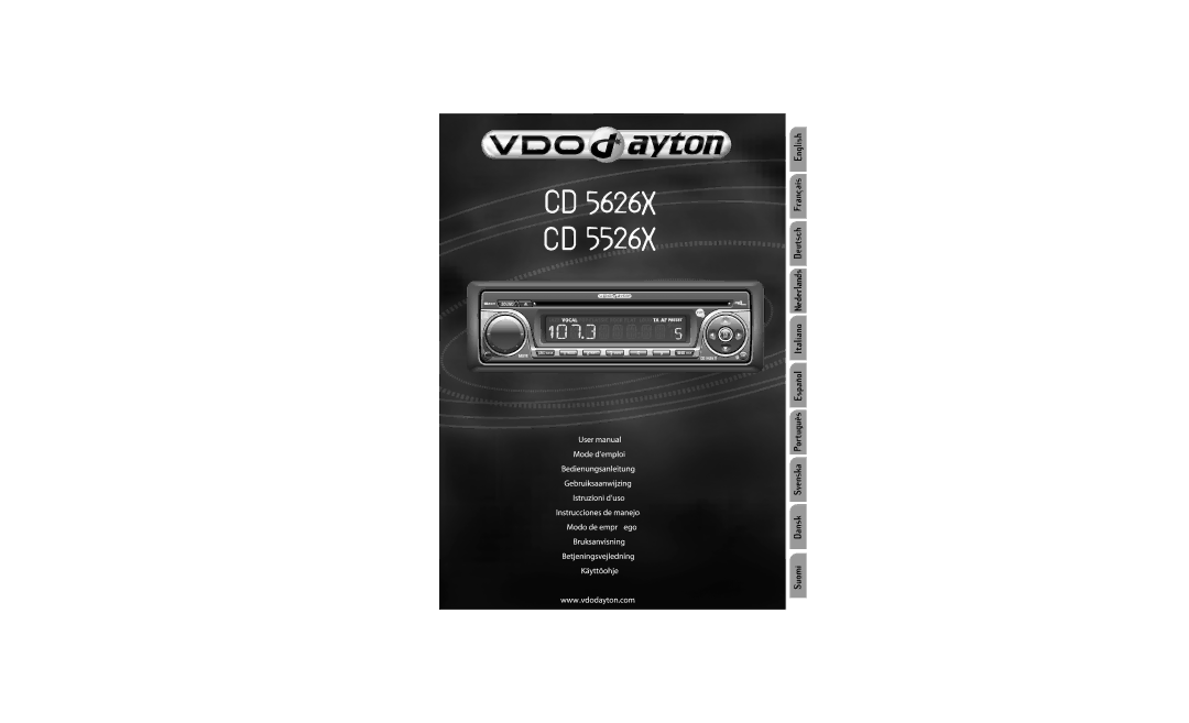 VDO Dayton CD 5526 X manual 