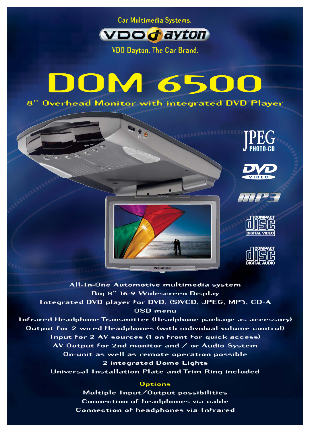 VDO Dayton DOM 6500 manual Dom 