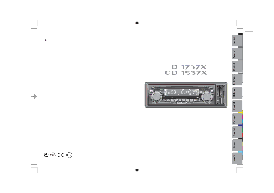 VDO Dayton VDOdayton, CD1537x, CD 1737x manual 