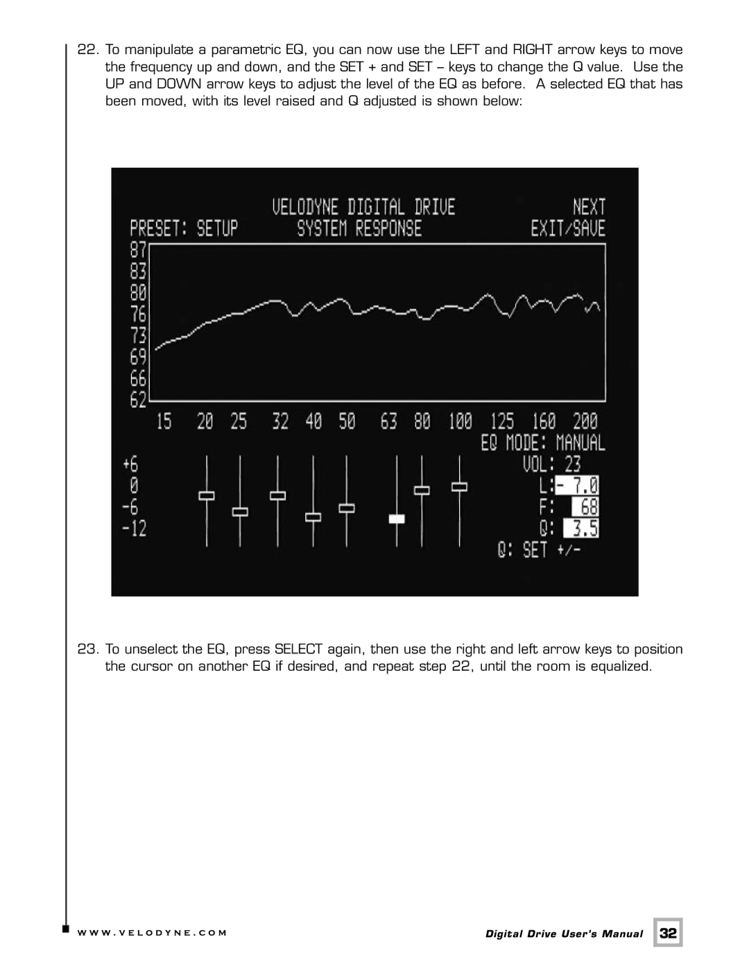 Velodyne Acoustics Digital Drive user manual W . v e l o d y n e . c o m 