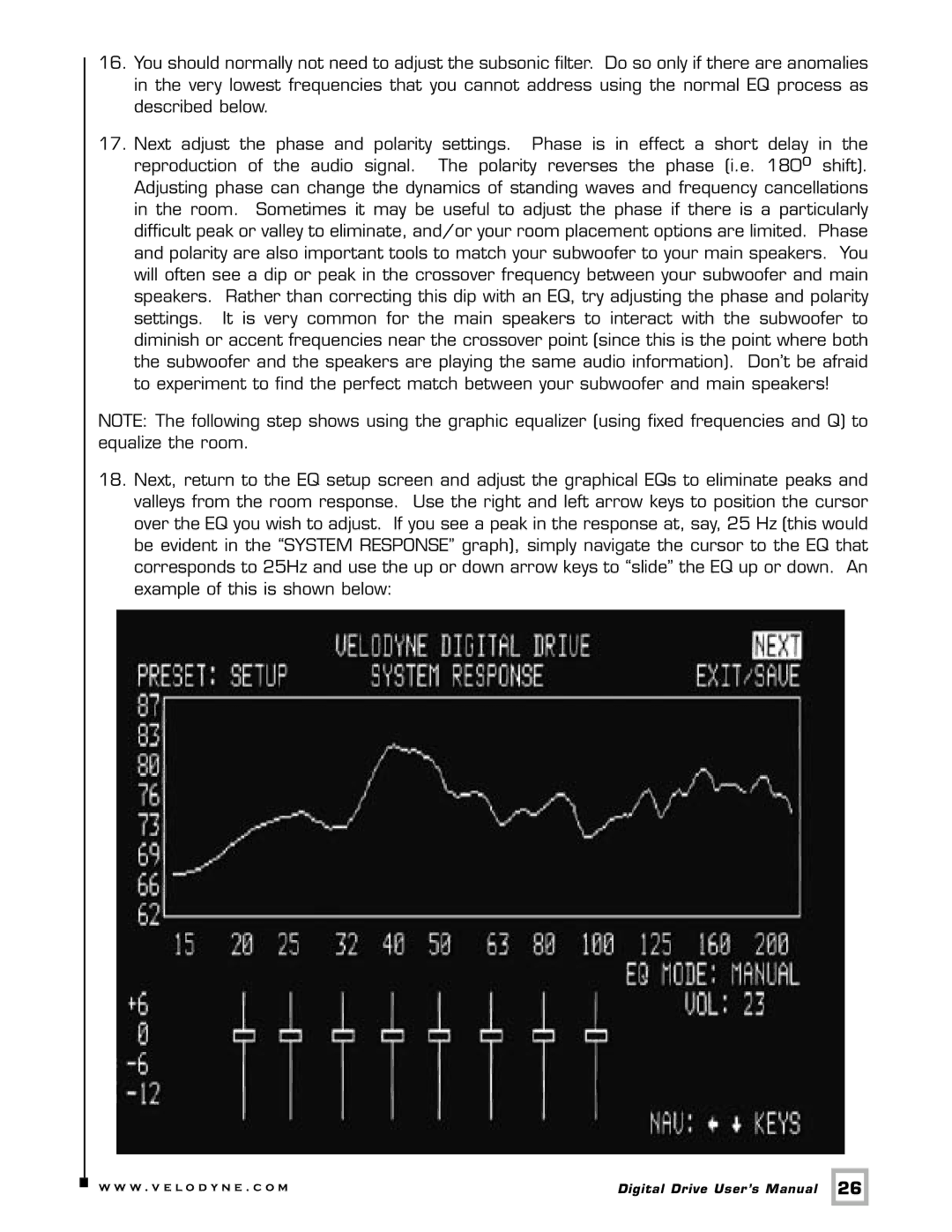 Velodyne Acoustics SMS -1 user manual W . v e l o d y n e . c o m 