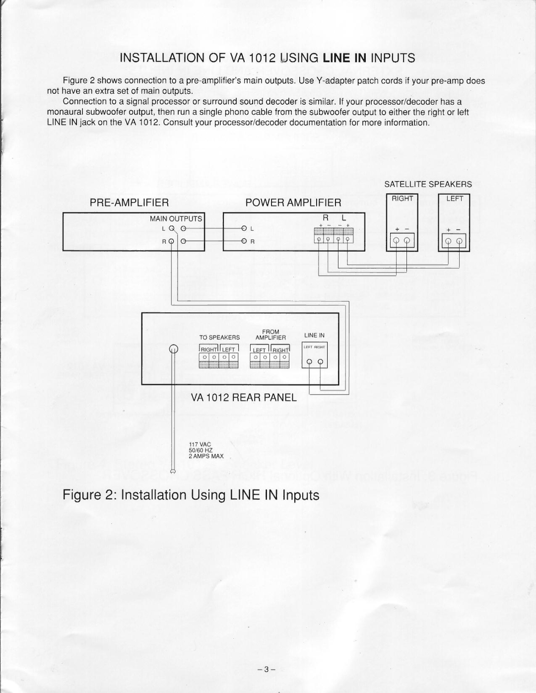 Velodyne Acoustics VA 1012 manual 