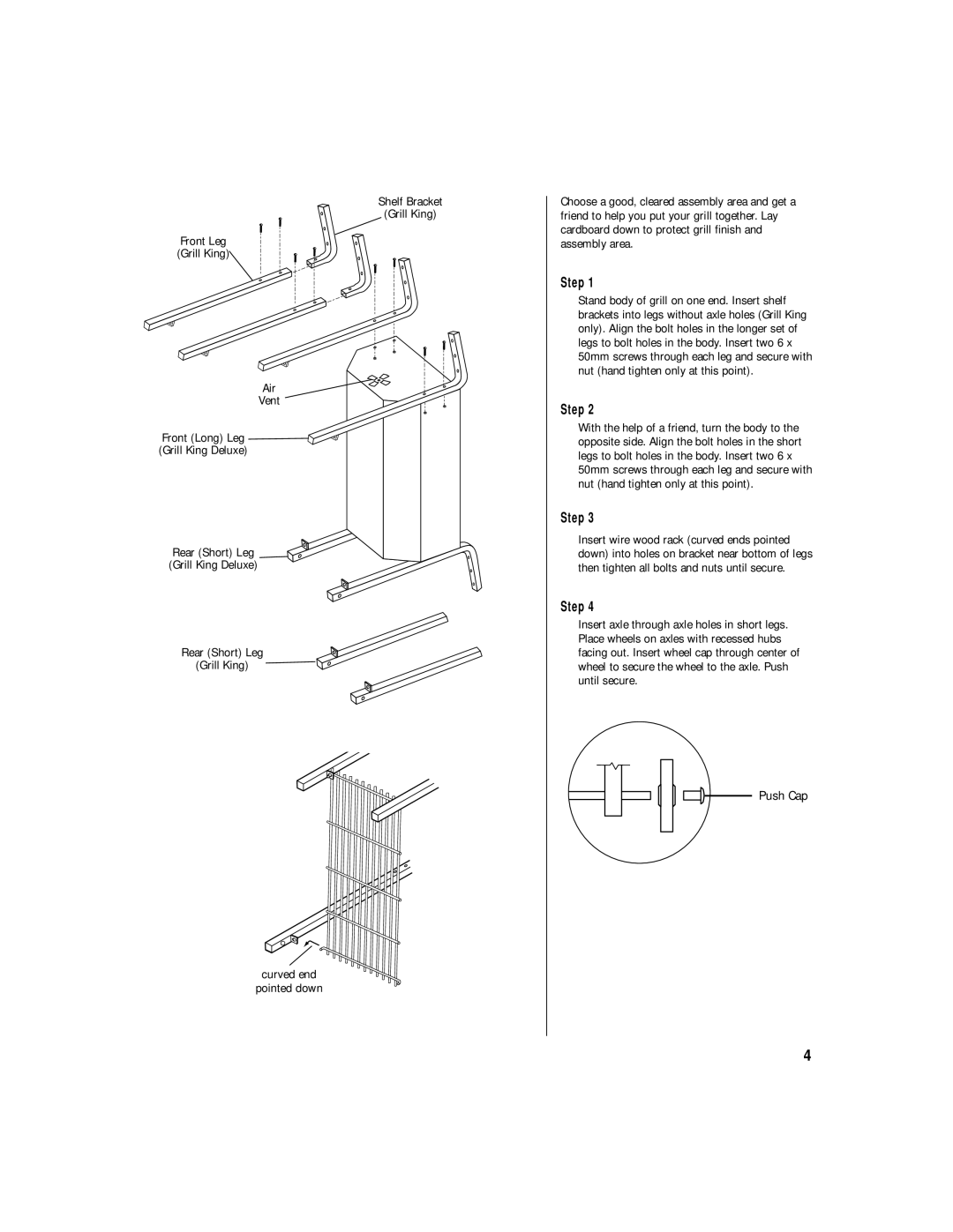 Vent-a-Hood 812-3440-0 (Mesquite), 812-3450-0 (Hickory) owner manual Step 