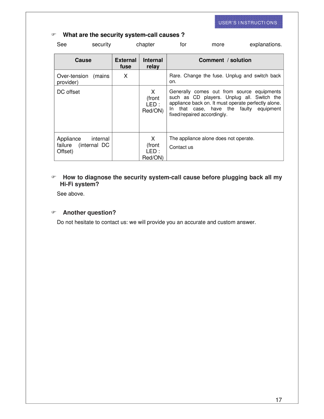 Venture Products VP100L manual Another question? 